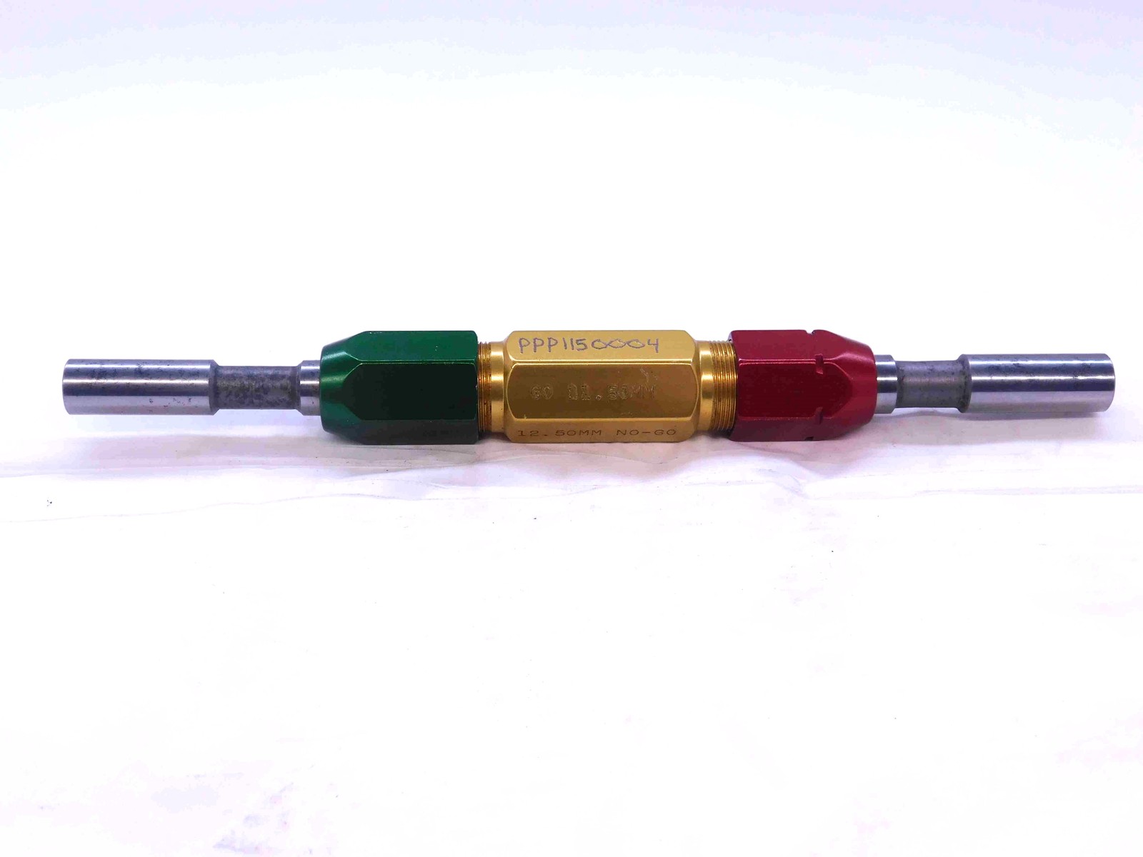 11.500 & 12.500 METRIC PIN PLUG GAGE GO NO GO ONSIZE 11.5 mm .4921 11.50 12.50