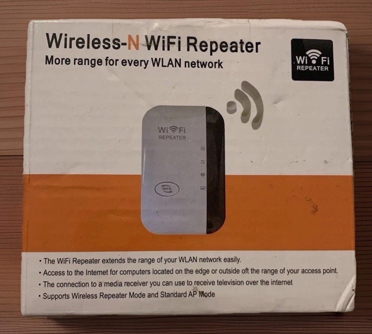 Wireless N WiFi Repeater Internet Booster Signal Amplifier WLAN Network NIB