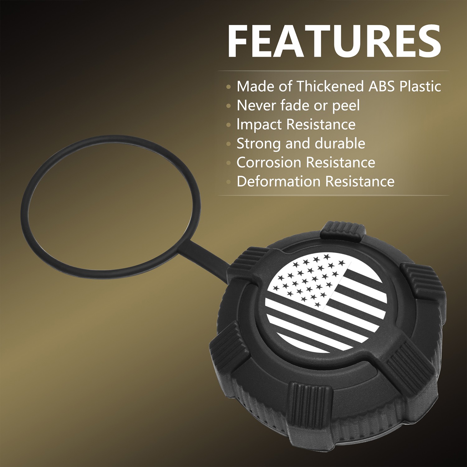 Rubber Capless Gas Cap Dirt Water & Dust Cover For 2017-2019 Ford F-150 4 Door
