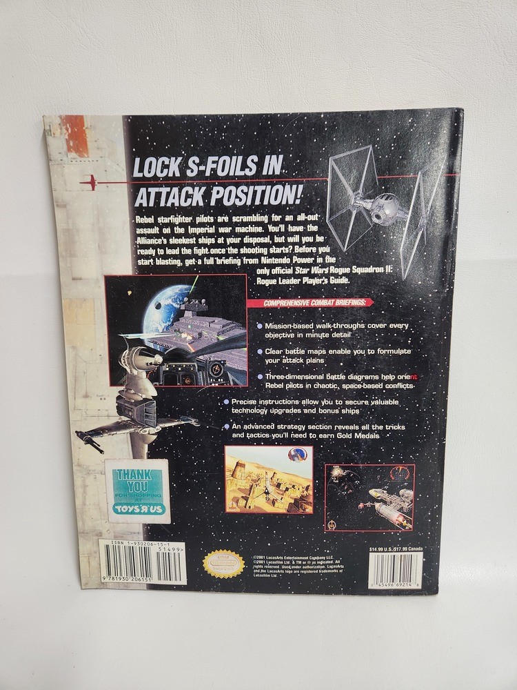 GAMECUBE Star Wars Rogue Leader Rogue Squadron II Official STRATEGY GUIDE