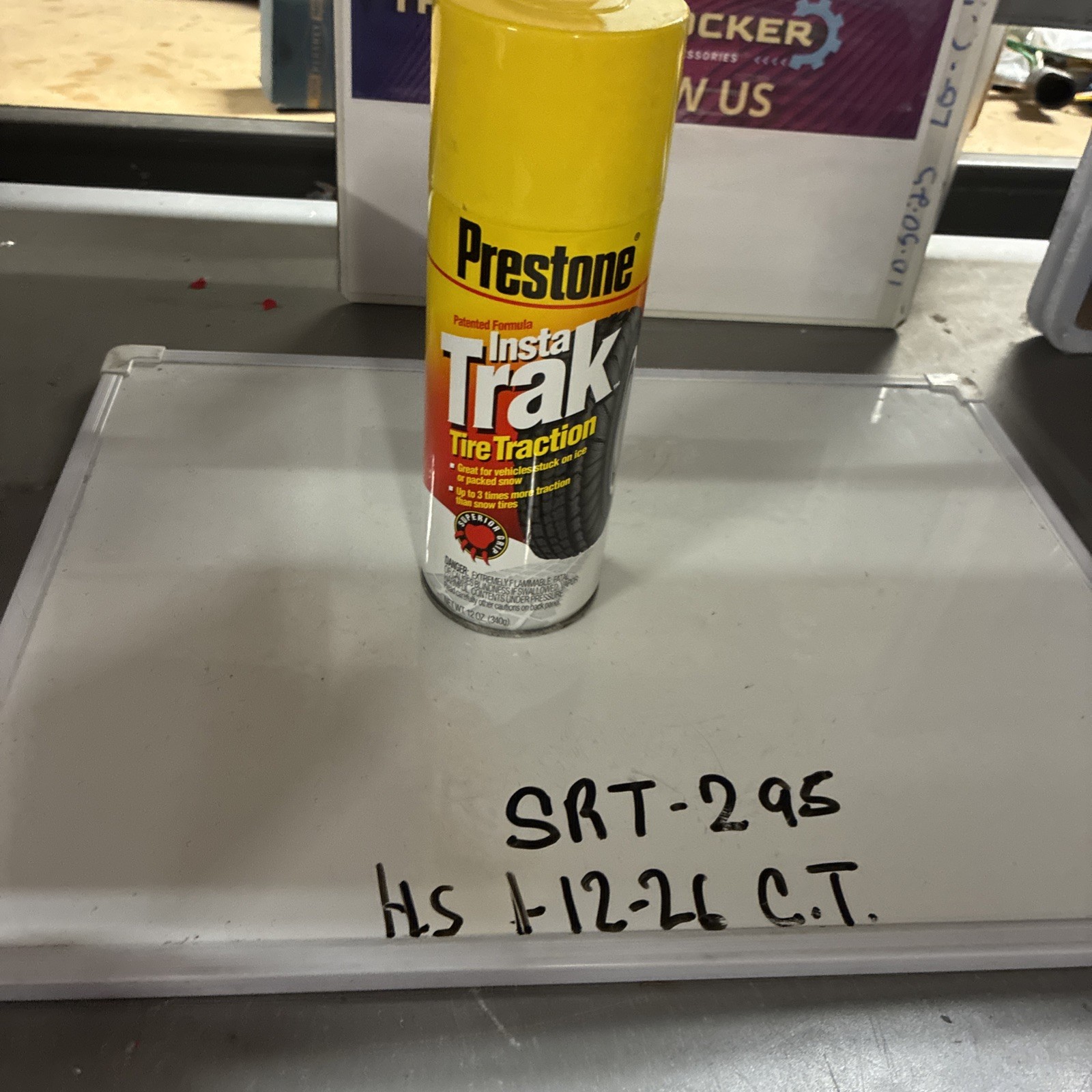 (1) NOS Prestone  Spray  Insta Trak  Tire Traction 12oz Vintage