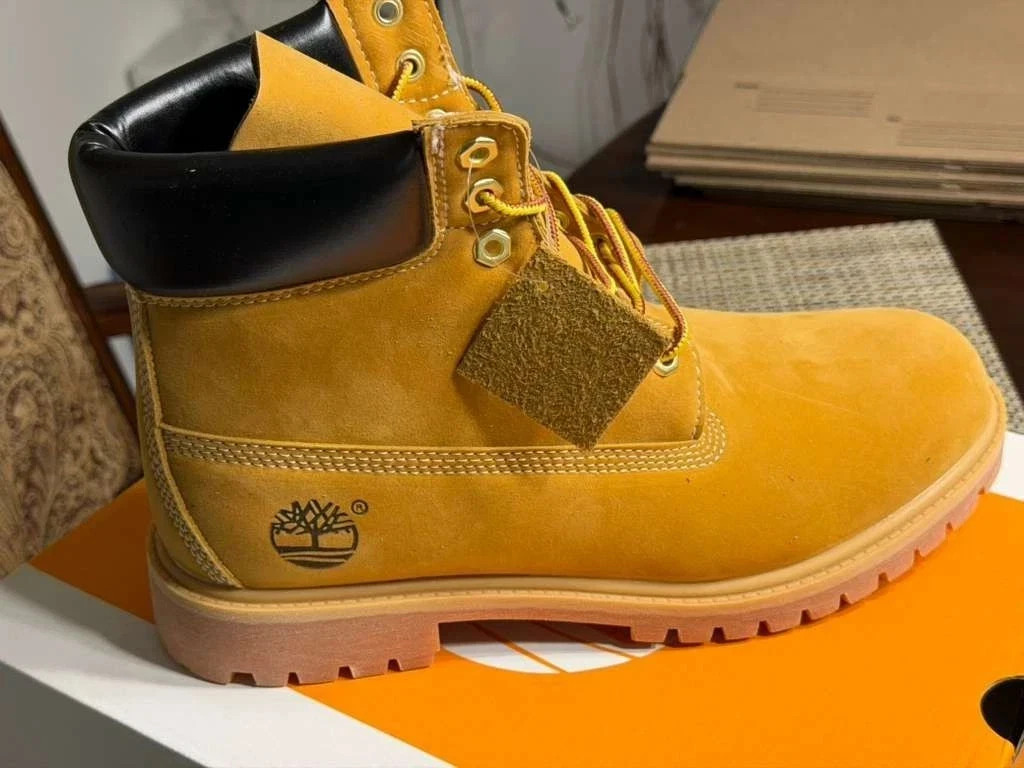 Timberland Men's 10 Inch Premium Waterproof Wheat Boots-Free Shipping USA