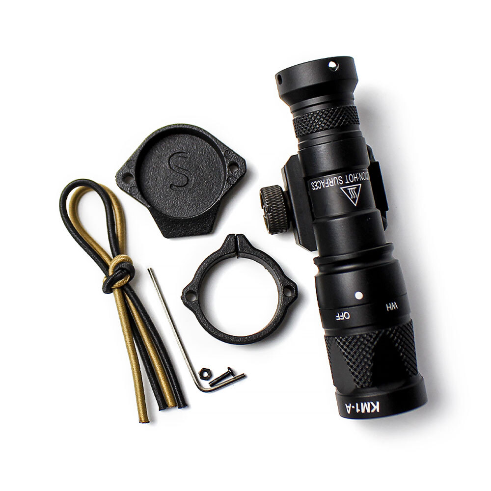 Tactical Flashlight For M300V IR LED Light With Flashlight Cap Protection Cover