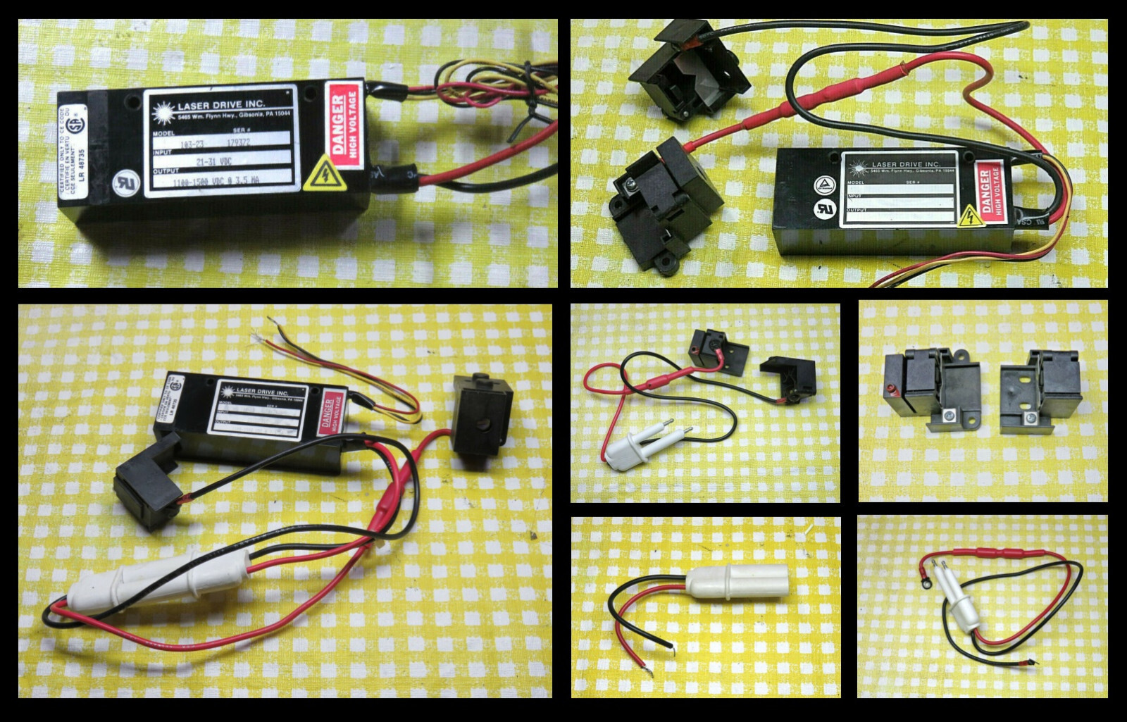 Laser Drive 103-23 HeNe Power Supply 3.5 mA FIXED,1.1-1.5kV for 0.5-1.5 mW tubes