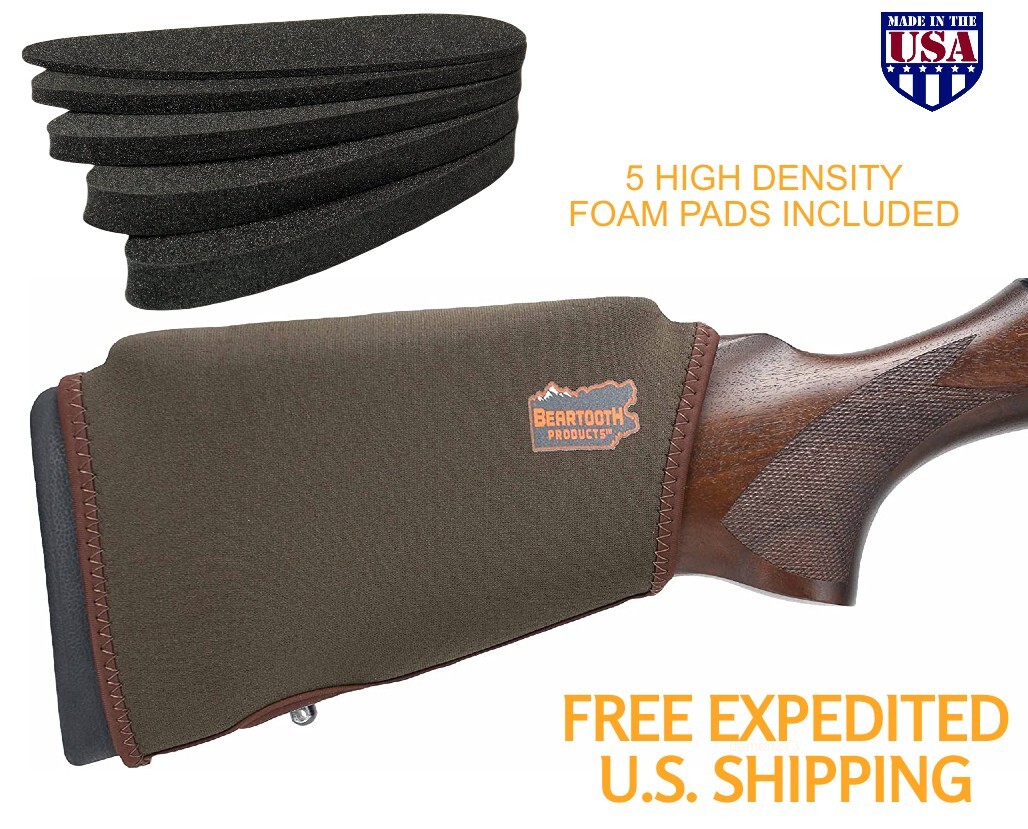 Rifle Stock Cover With Comb Raising Kit Hi-Density Foam Inserts