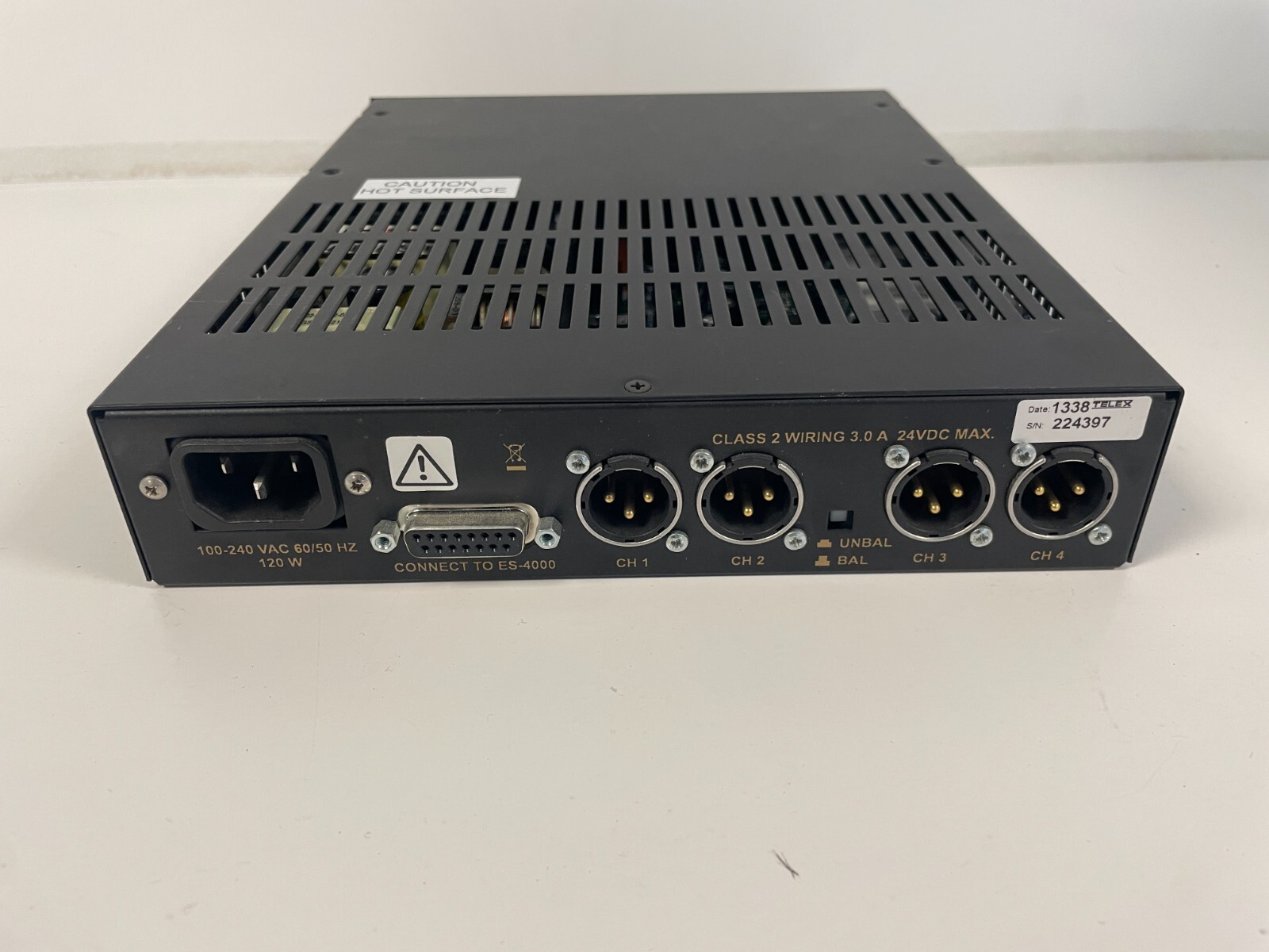 AudioCom PS-4001 4 Ch. Intercom Power Supply – Clear-Com Compatible – Fully Test