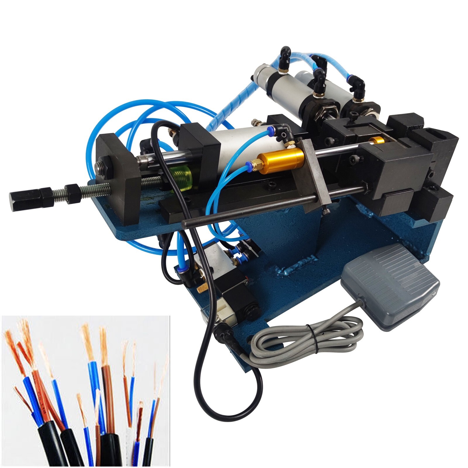 Pneumatic and Electric Air Wire Cable Stripping Machine Peel Stripper Machine