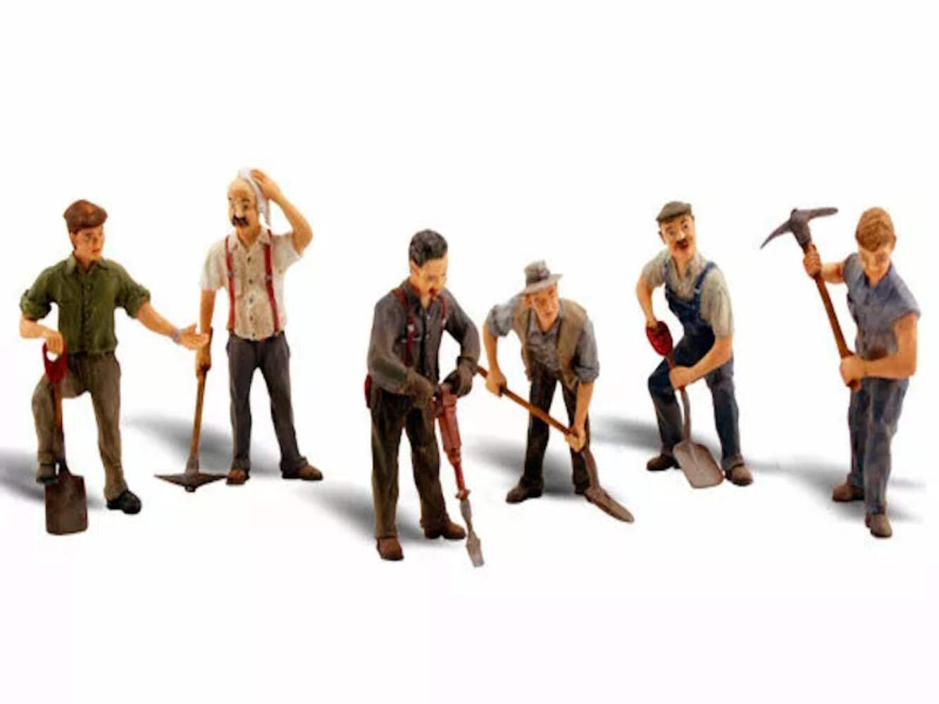 Woodland Scenics A2761 O Train Figures Road Crew
