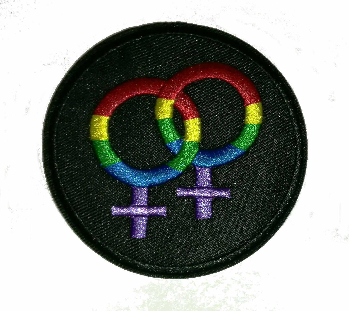 Lesbian rainbow symbol Lovely Gay pride lgbt rainbow flag PATCH patch