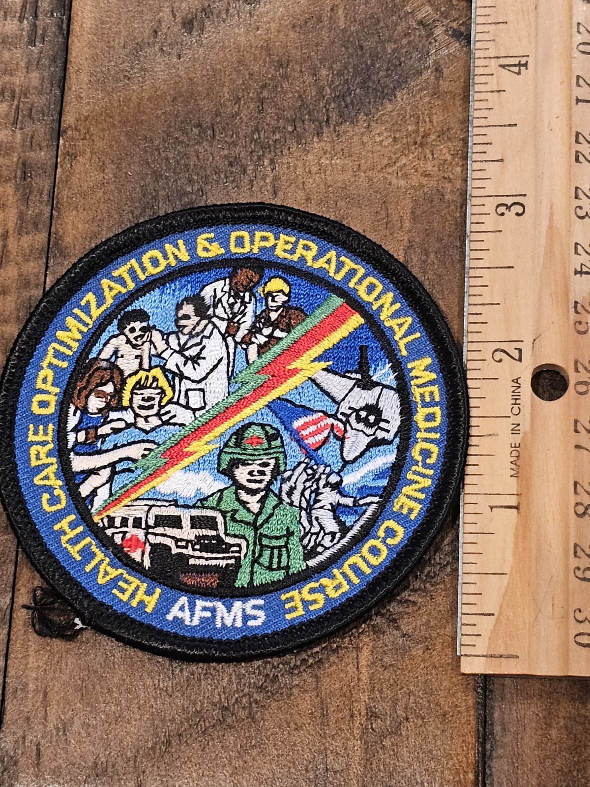 1960s 70s US Army Vietnam Cold War Health Operations Course Patch L@@K!!!