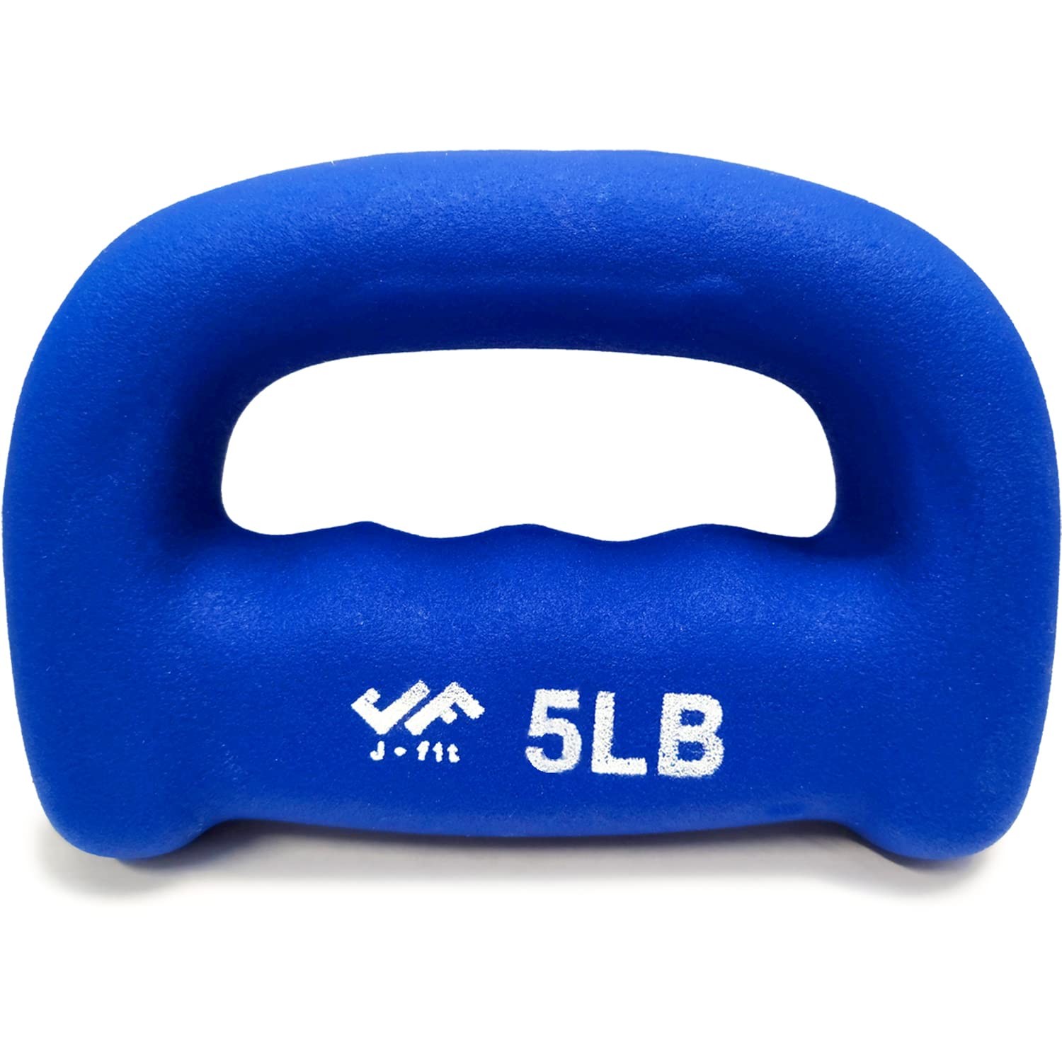 5LB Neoprene D-Grip Dumbbell Weights for Home Gym Strength Training Equipment