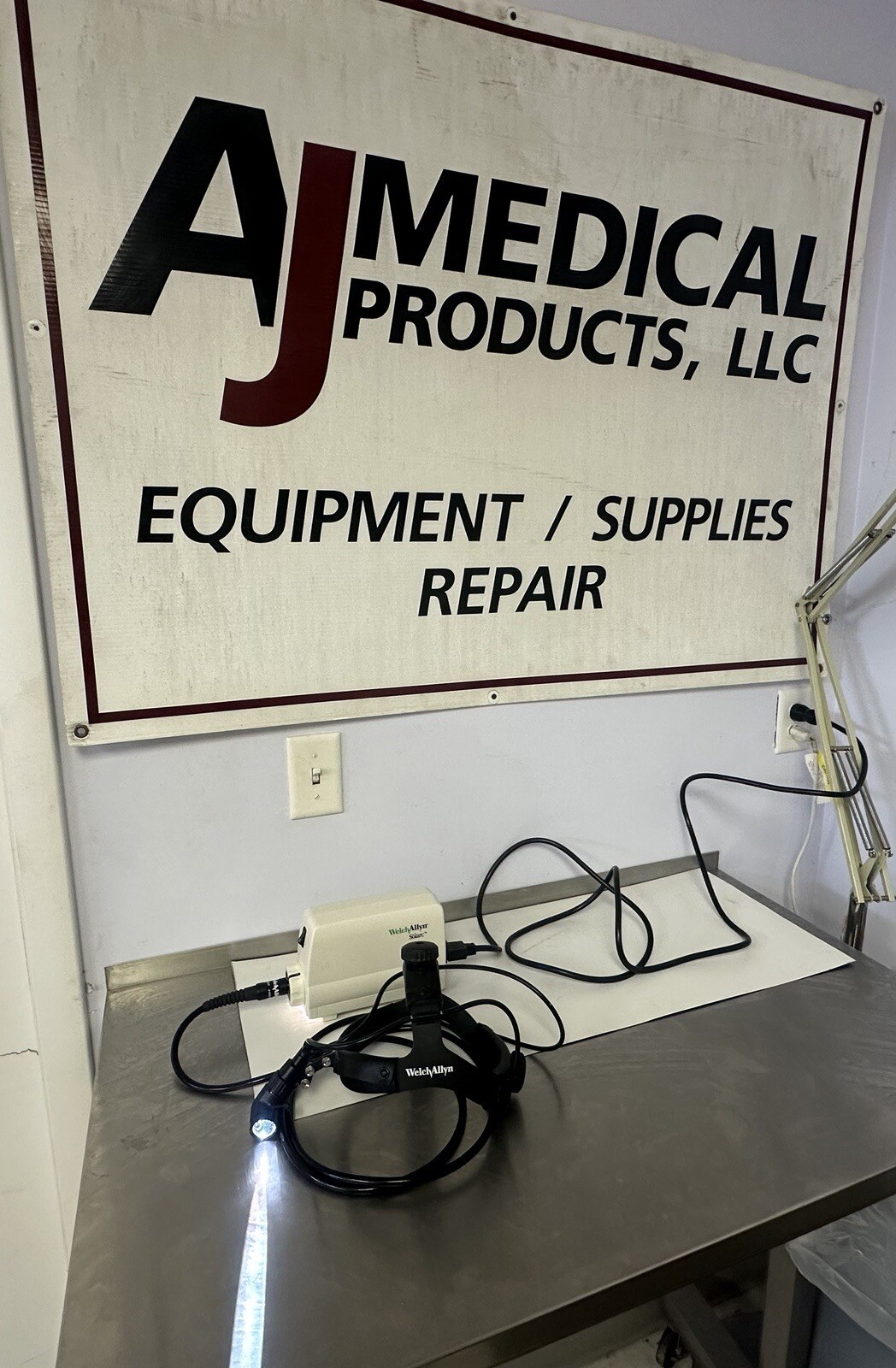 Welch Allyn 49501 TW Solarc Light Source 49540 Headlight Assembly System