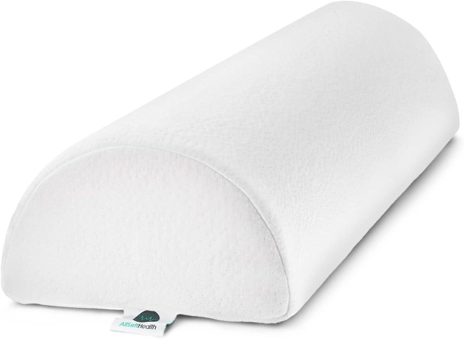Large Half Moon Bolster Pillow For Legs, Knees, Lower Back And He