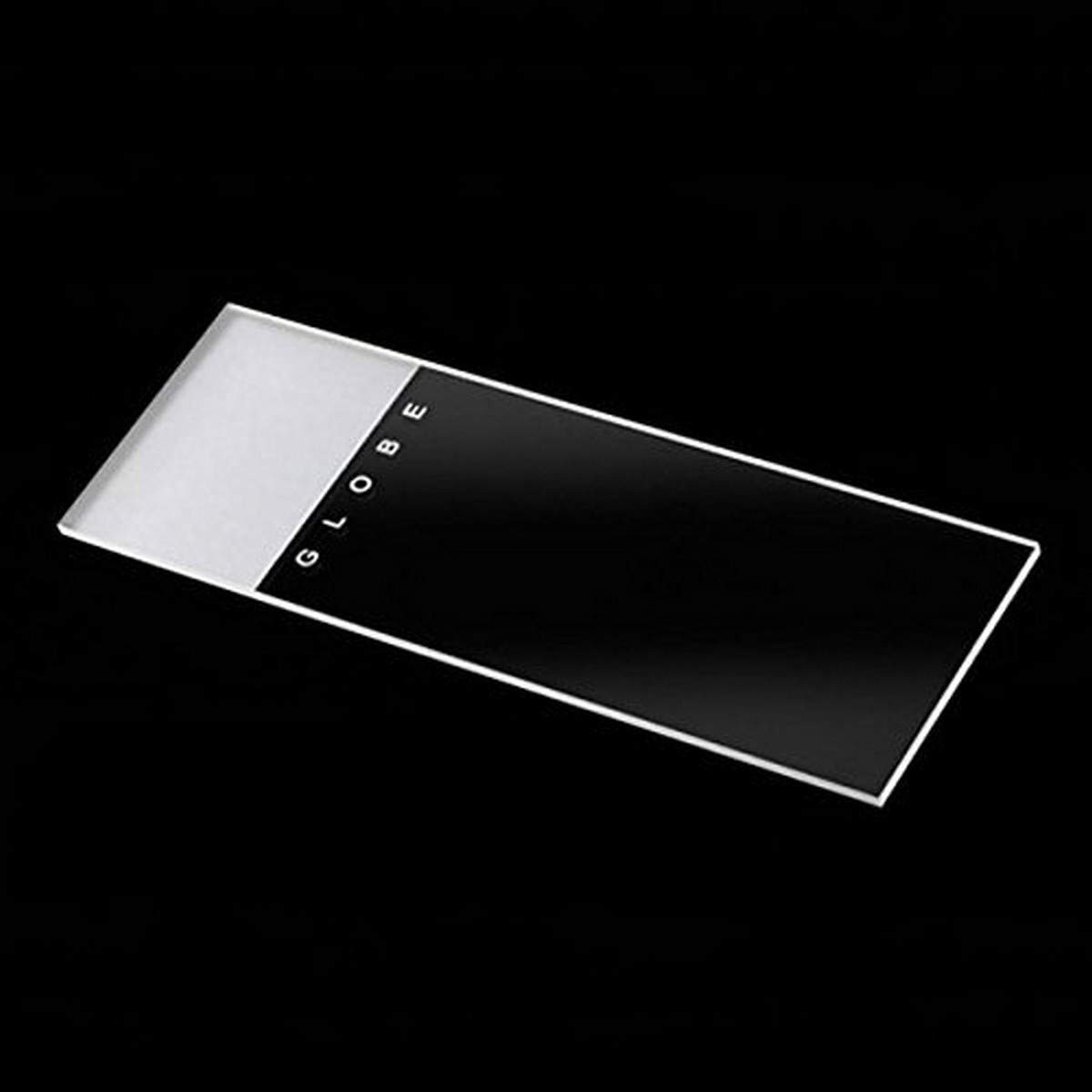 1304-144 Microscope Slide, Soda Lime Glass, 90 Degree Ground Edge