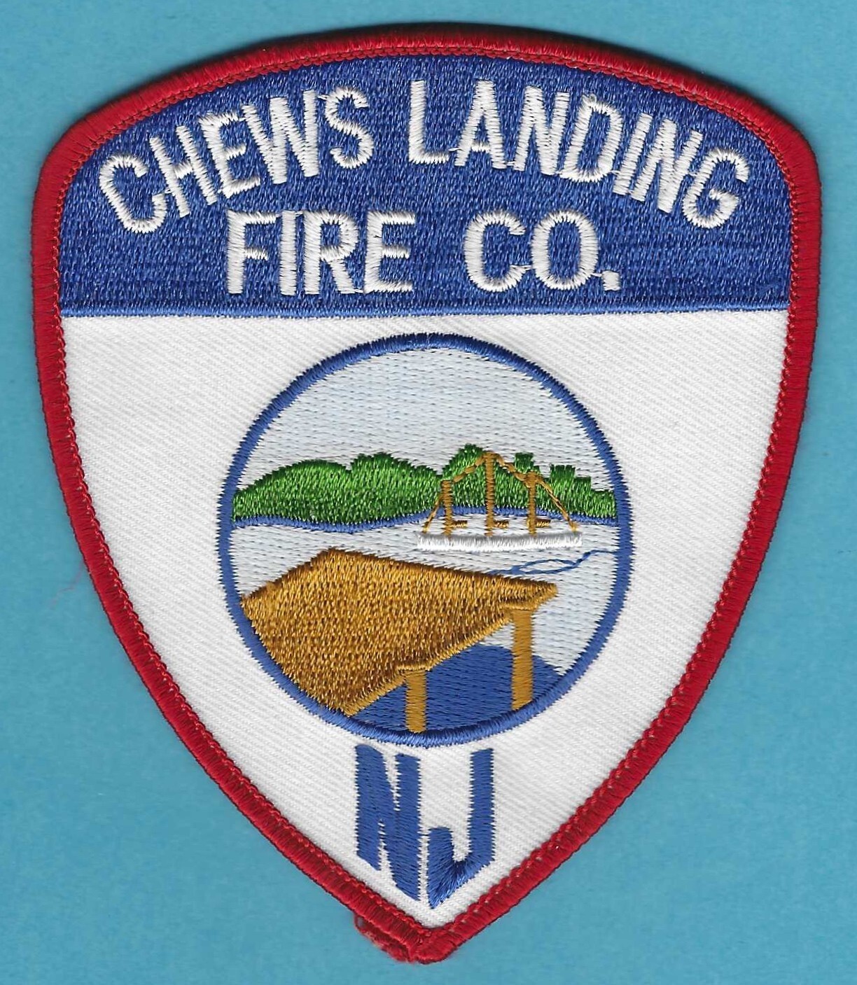 CHEWS LANDING NEW JERSEY VOLUNTEER FIRE COMPANY PATCH