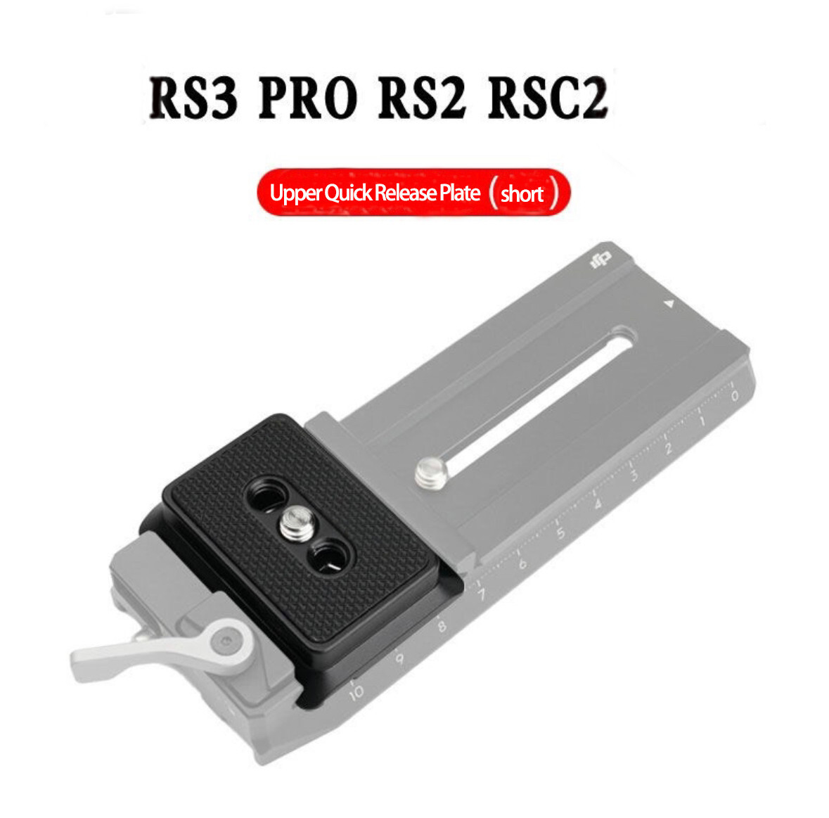 compatible DJI RONIN RSC2 RS2 Quick Release Plate stabilizer upper plate