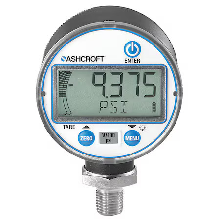 Ashcroft Dg2531l0namo2l1000#-Xcyc4lm Digital Test Pressure Gauge, 0 To 1000