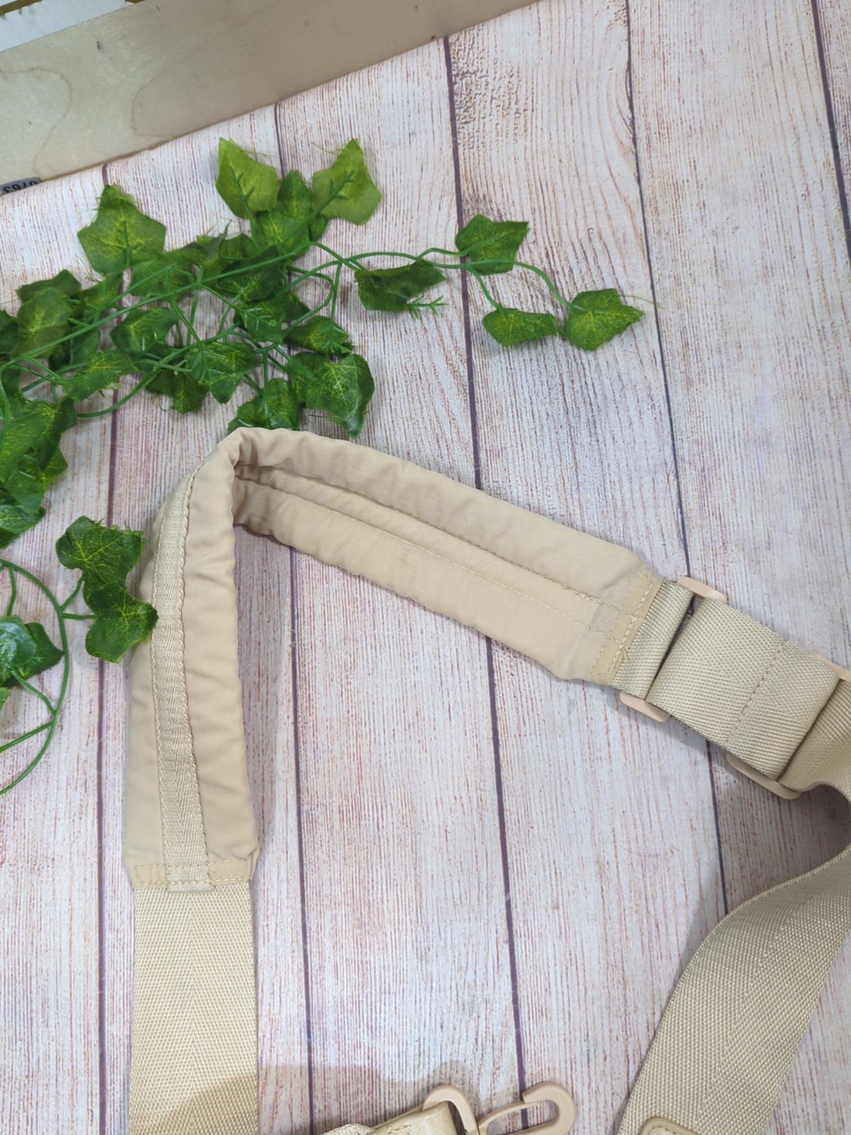 BEIS Padded Strap in Beige for Beige Bag Strap