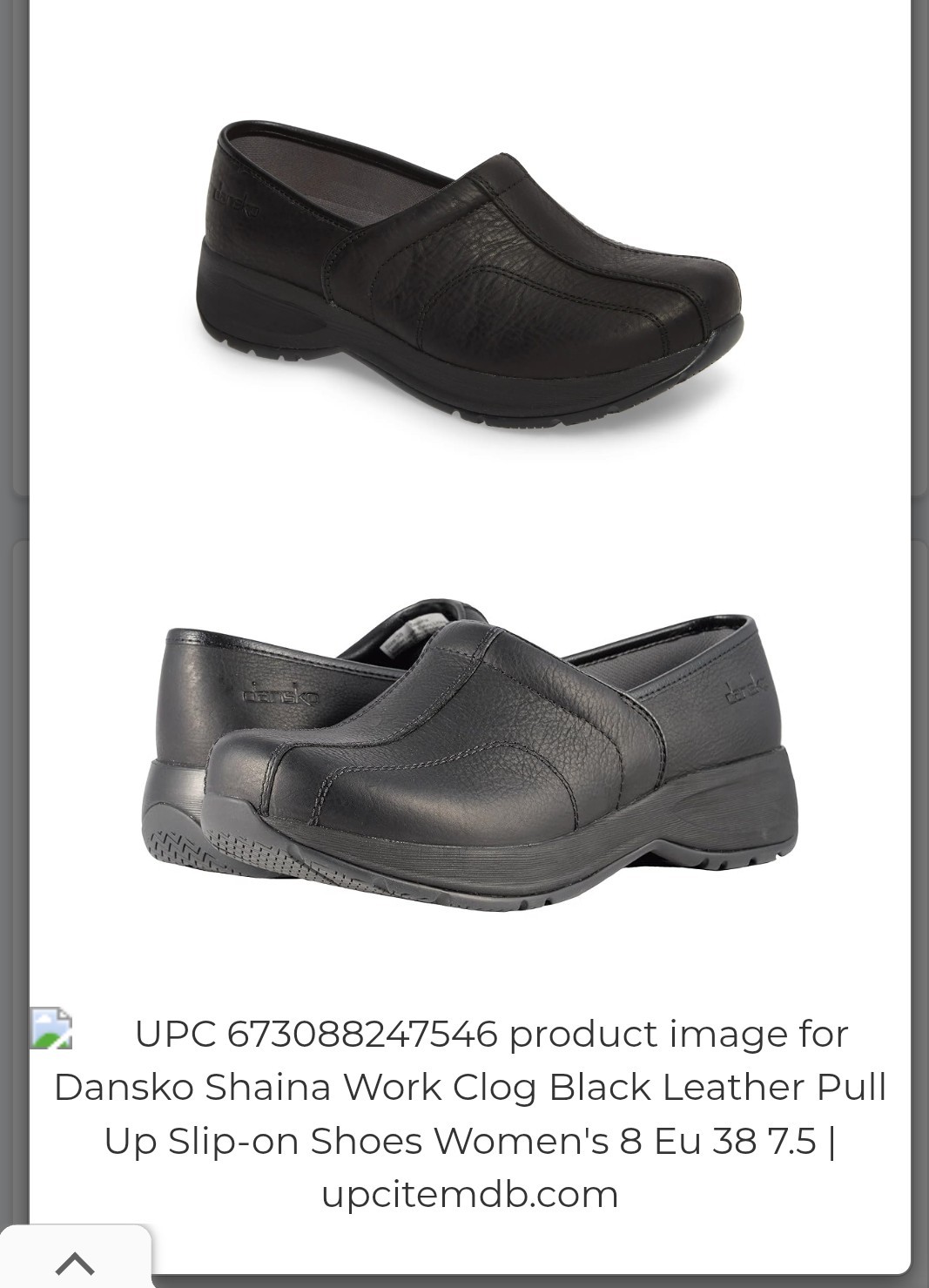 Women's Dansko Shaina Slip-On Clog, Size 7.5-8US / 38EU M - Black