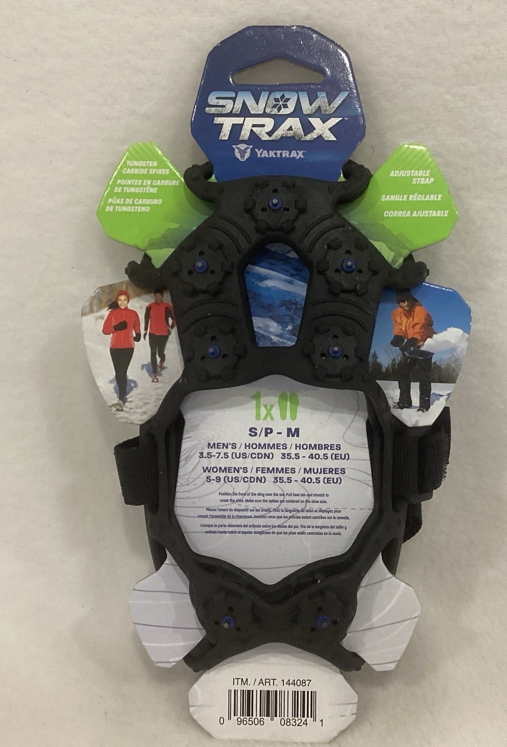 Snow Trax Snowtrax Yaktrax Traction Gear Shoes/Boots (Men’s 3.5-7.5 Women’s 5-9)