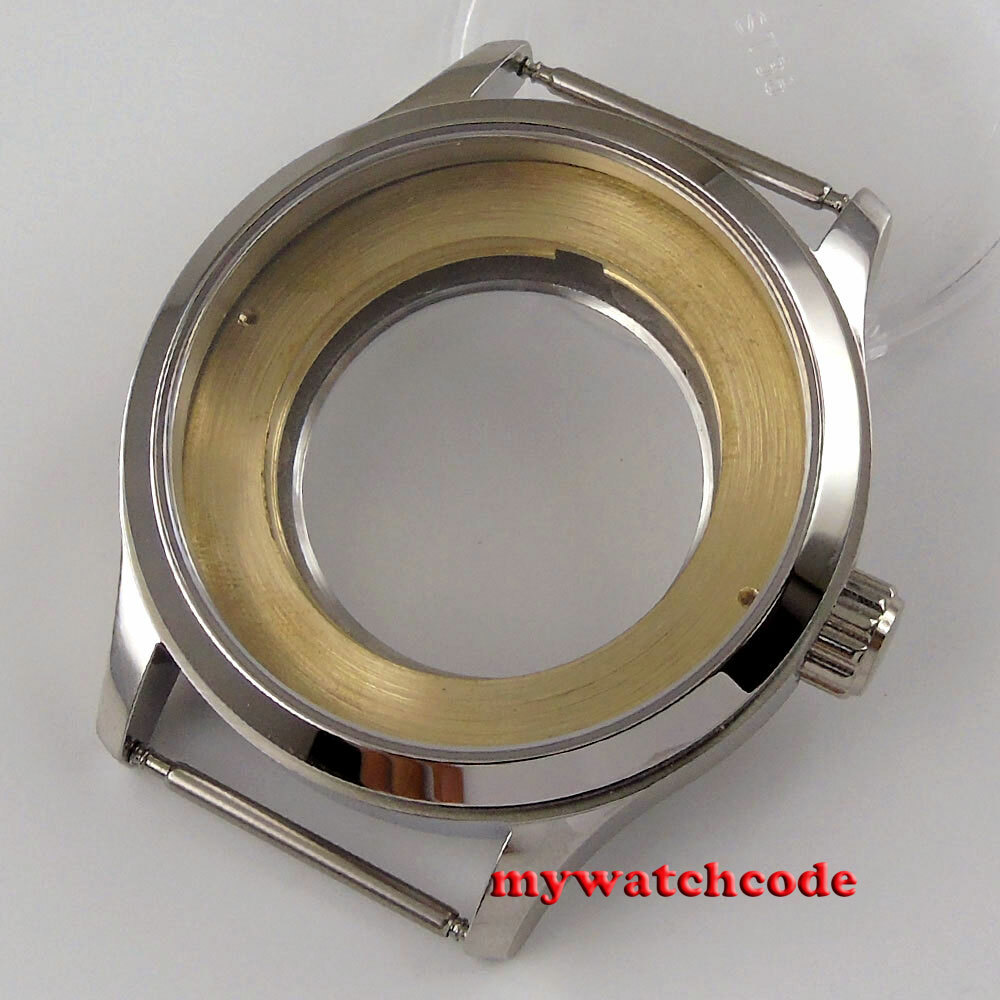 42mm 316L SS sapphire glass automatic Watch Case fit ETA 2824 2836 MOVEMENT