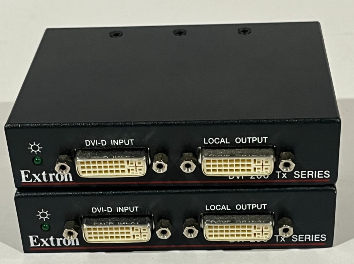 Extron DVI 201 Tx Rx Extender Transmitter Receiver Lot of 2