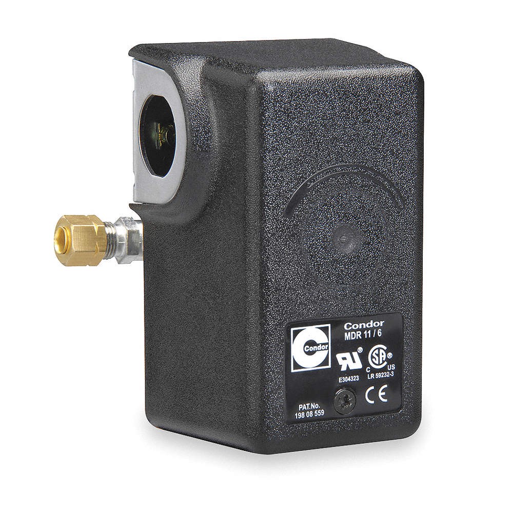 CONDOR USA, INC 11LAXE Pressure Switch, 1/4in FNPT, 25-160 psi 3EYT3