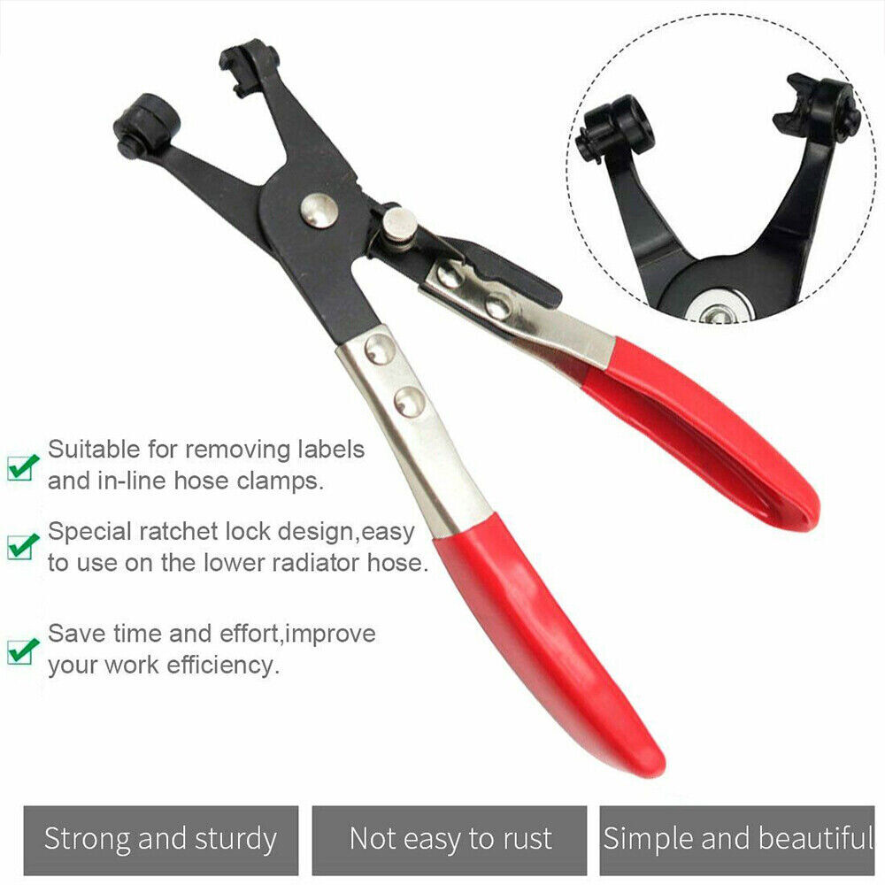 2x Hose Clamp Pliers Car Water Pipe Fuel Coolant Spring Bundle Removal Tools US