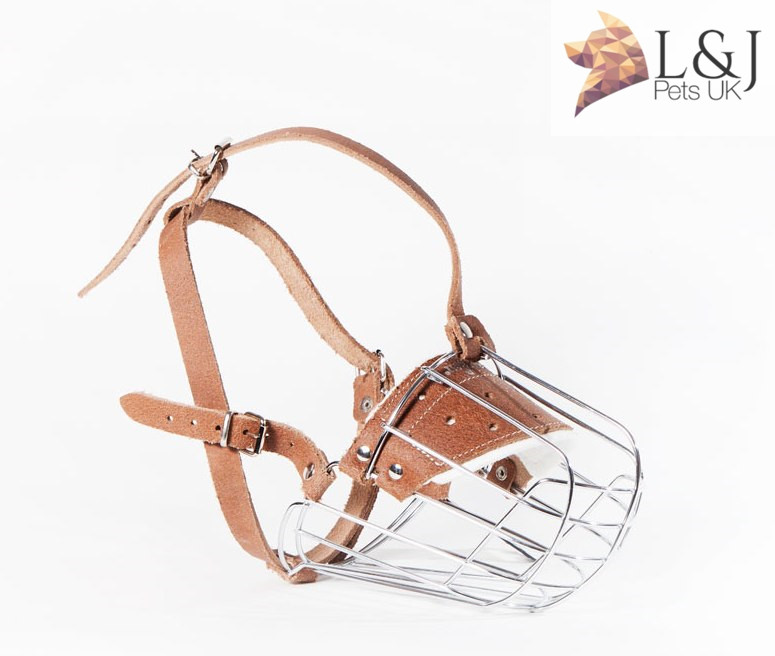 New Strong Metal Wire Basket Dog Muzzle Caucasian Berghund other dogs 6 & 7