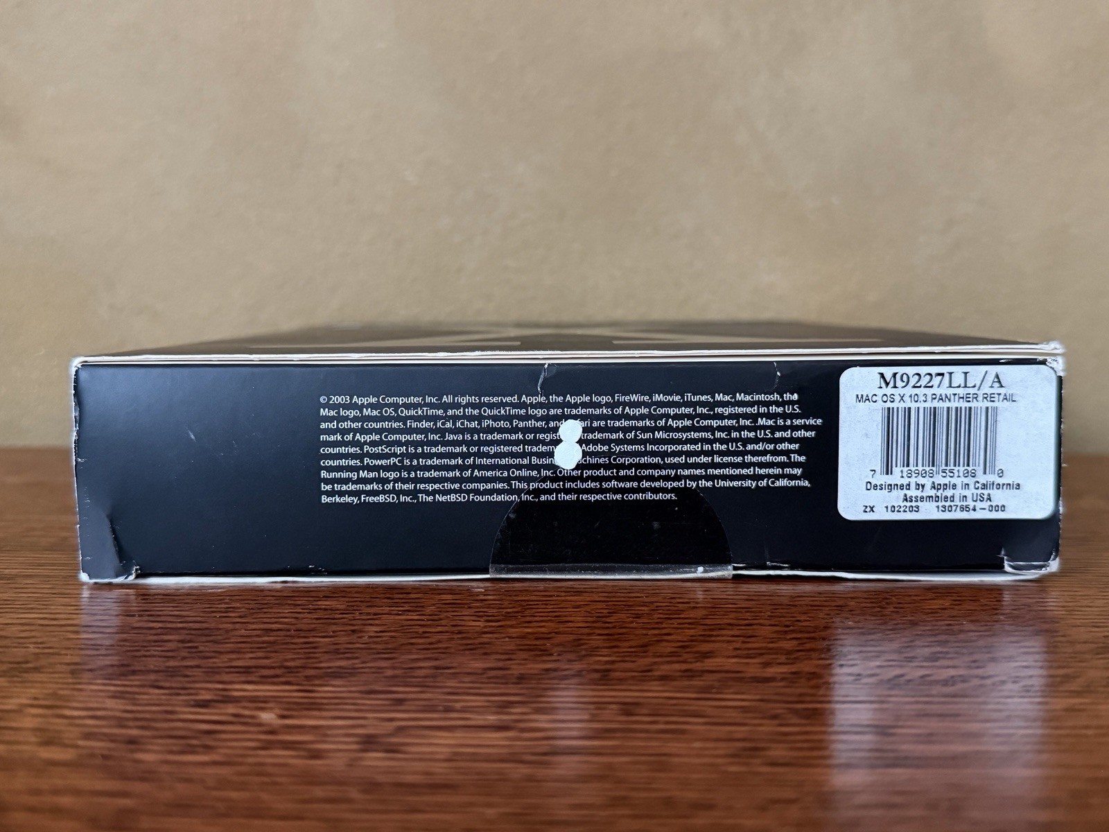Apple Mac OS X Panther 10.3 Retail Box w/ 3 CDs Xcode Developer Tools iLife ’04