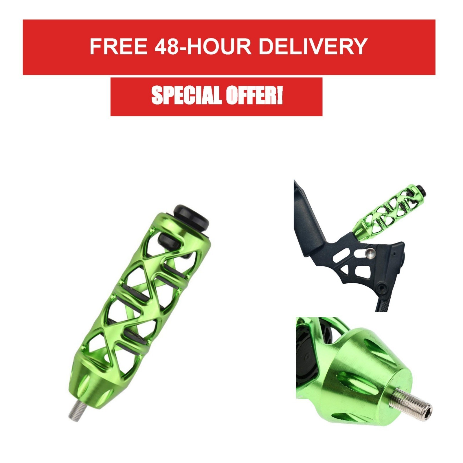 ZSHJGJR 5 Inch Archery Bow Stabilizer with Vibration Reduction