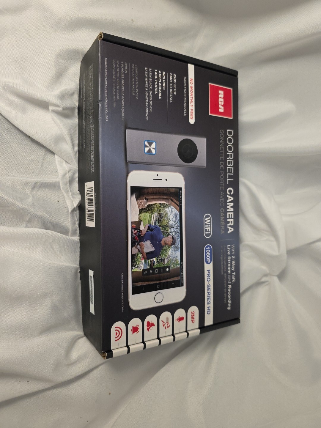 Home Security WiFi Doorbell Camera RCA Wireless