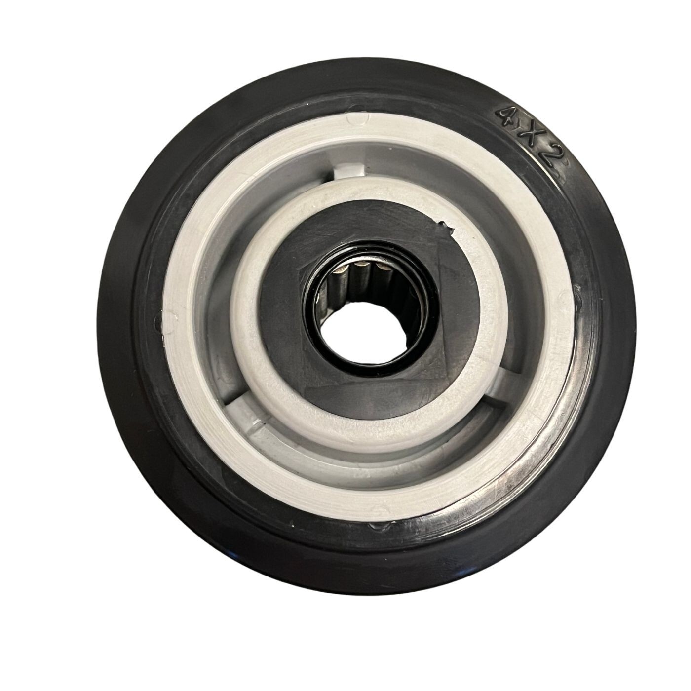 4” x 2” Black Polyurethane on Plastic Core 4 Wheels