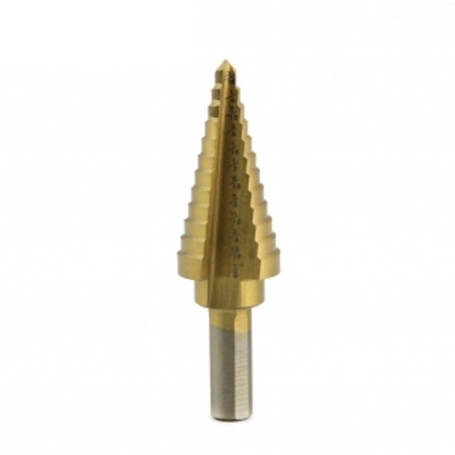 3/16" to 7/8" Titanium Step Drill Bit Unibit High Speed 12 Different Sizes
