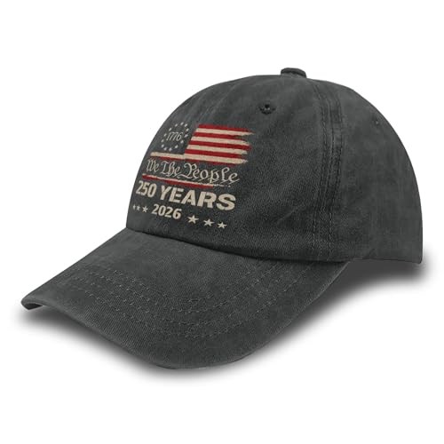250th Anniversary Patriotic Baseball Cap Embroidered Hat