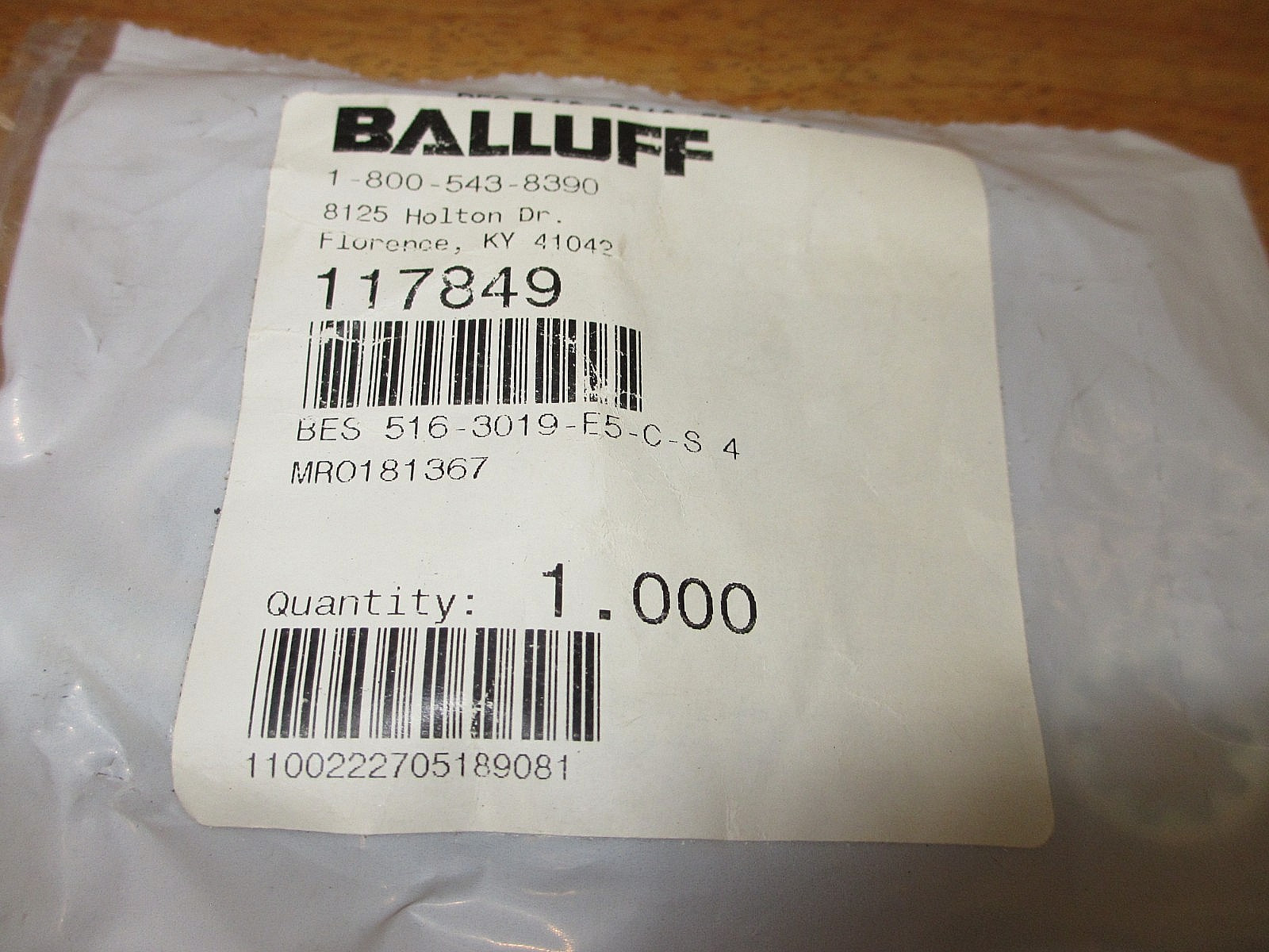 Balluff BES 516-3019-E5-C-S-4 *NEW* Proximity Sensor Switch