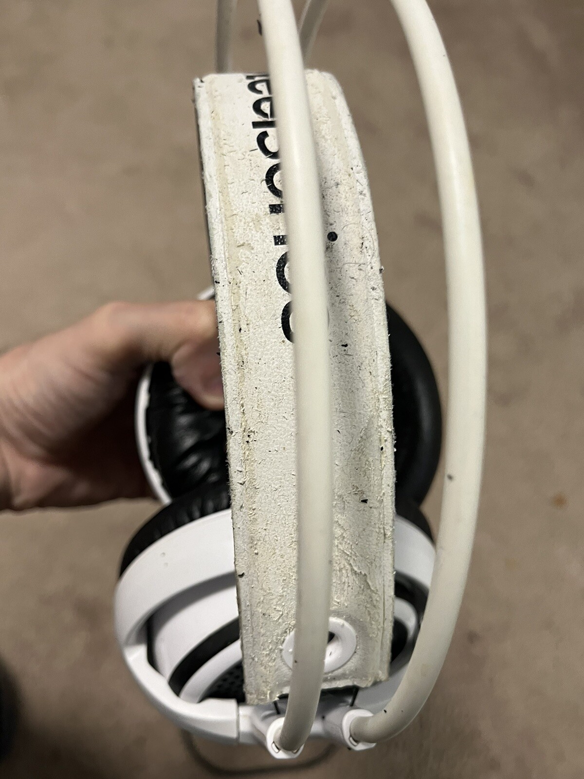 Steelseries Siberia 350 wired Headphones White Tested Works