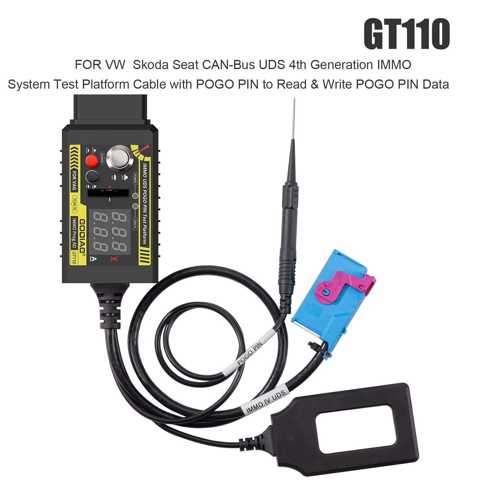 GODIAG GT110 FOR V.W CAN-Bus UDS 4th Generation IMMO System Test Platform Cable