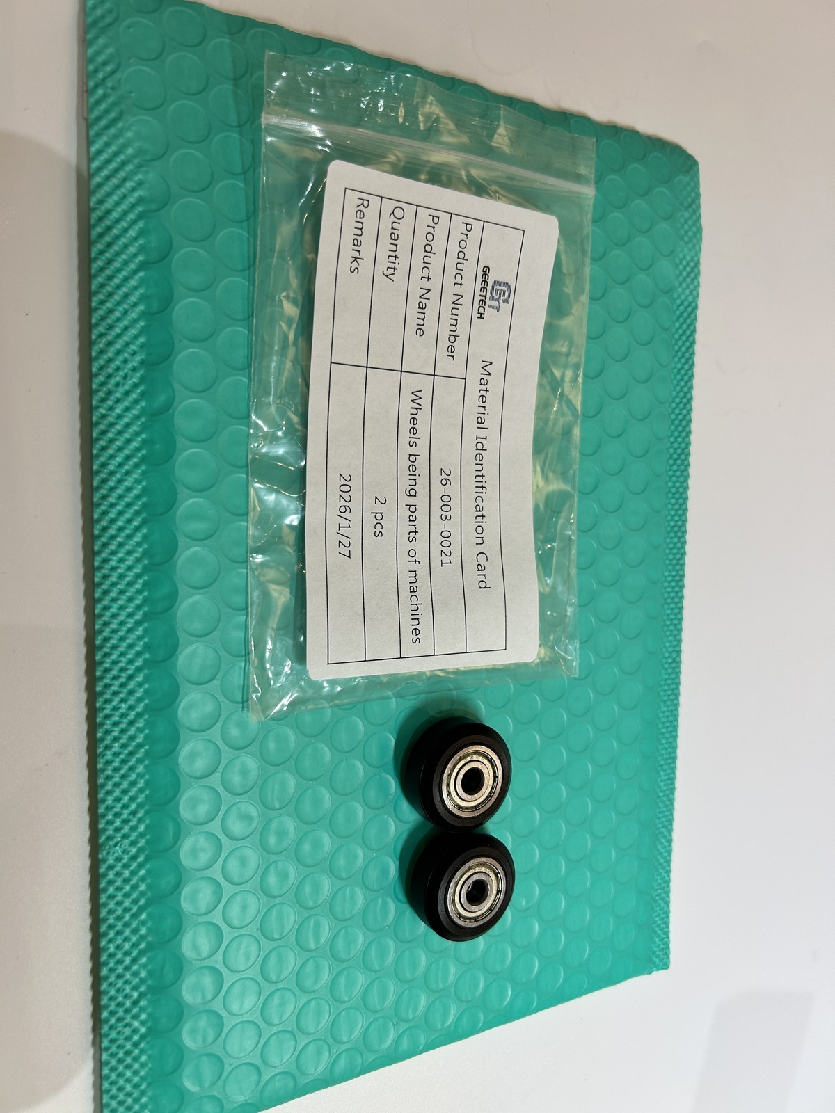 2pcs Geeetech 3D Printer Wheel Plastic Pulley Linear Bearing