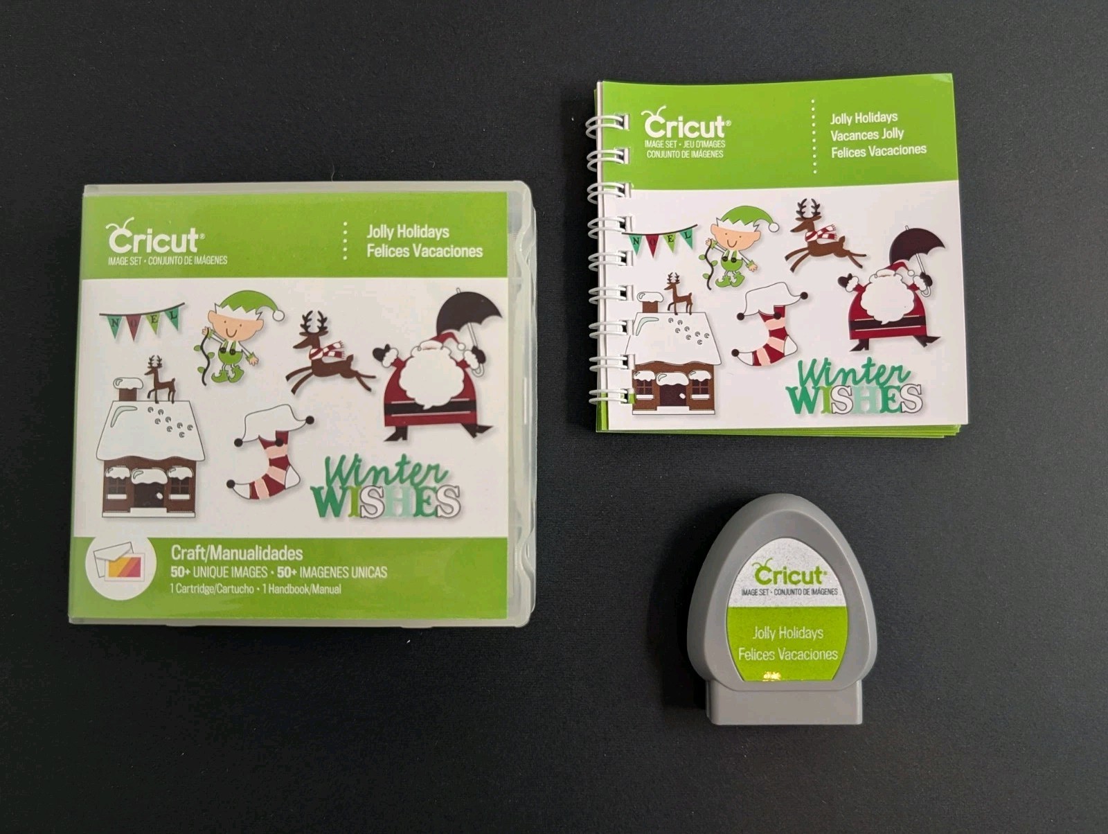 Cricut Jolly Holidays Image Set Cartridge Handbook Complete Unknown Link