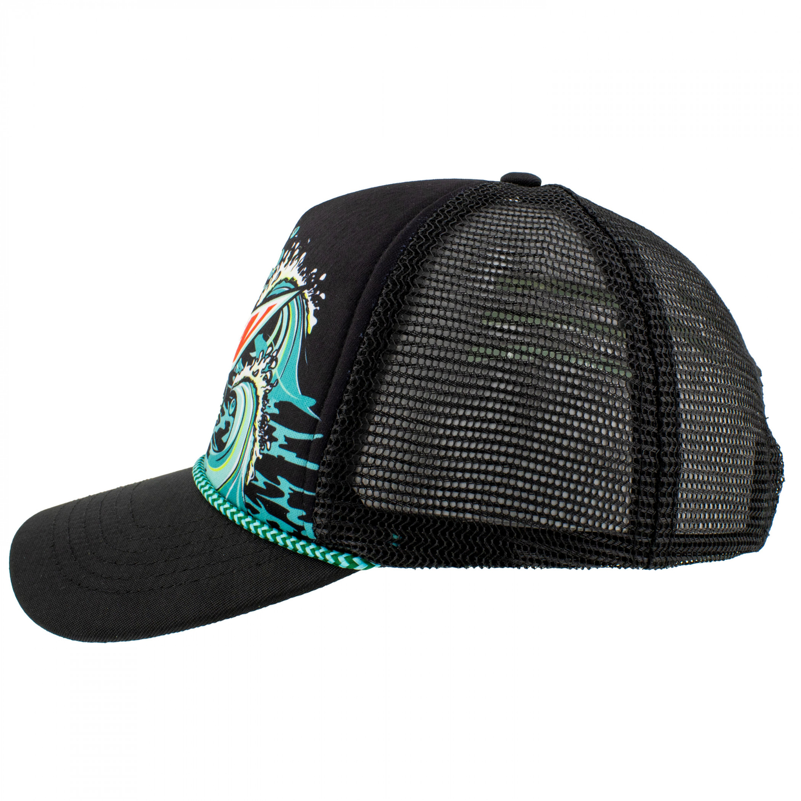 Mountain Dew Baja Blast Big Waves Trucker Hat Multi-Color