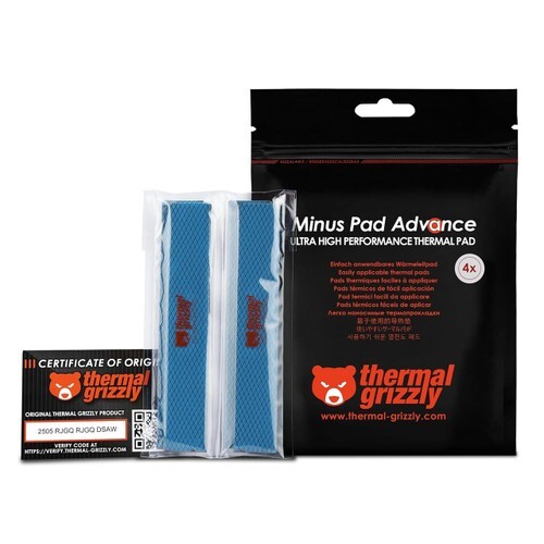 Thermal Grizzly Minus Pad Advance 120x20x2.0mm (4-Pack) TG-MP-A-120-20-20-4