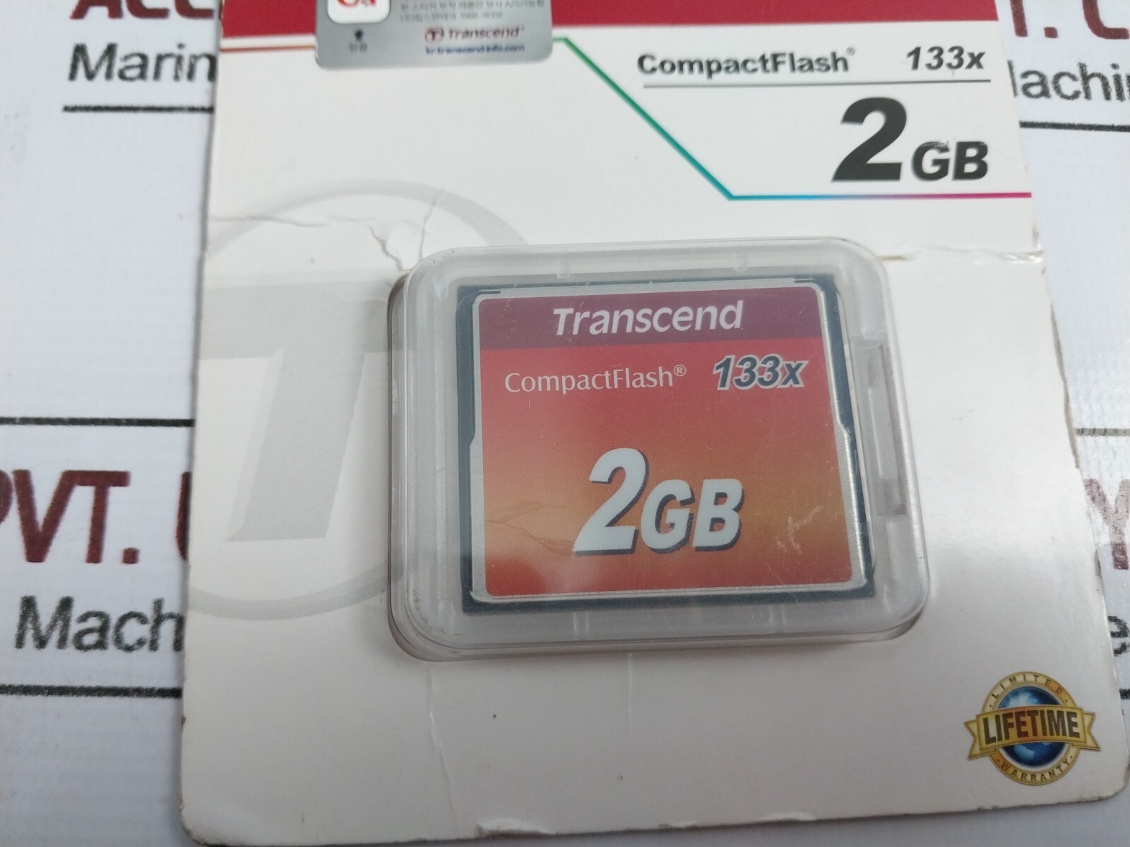 TRANSCEND 2GB SD Secure Digital Memory Card for Cameras TS2GCF133