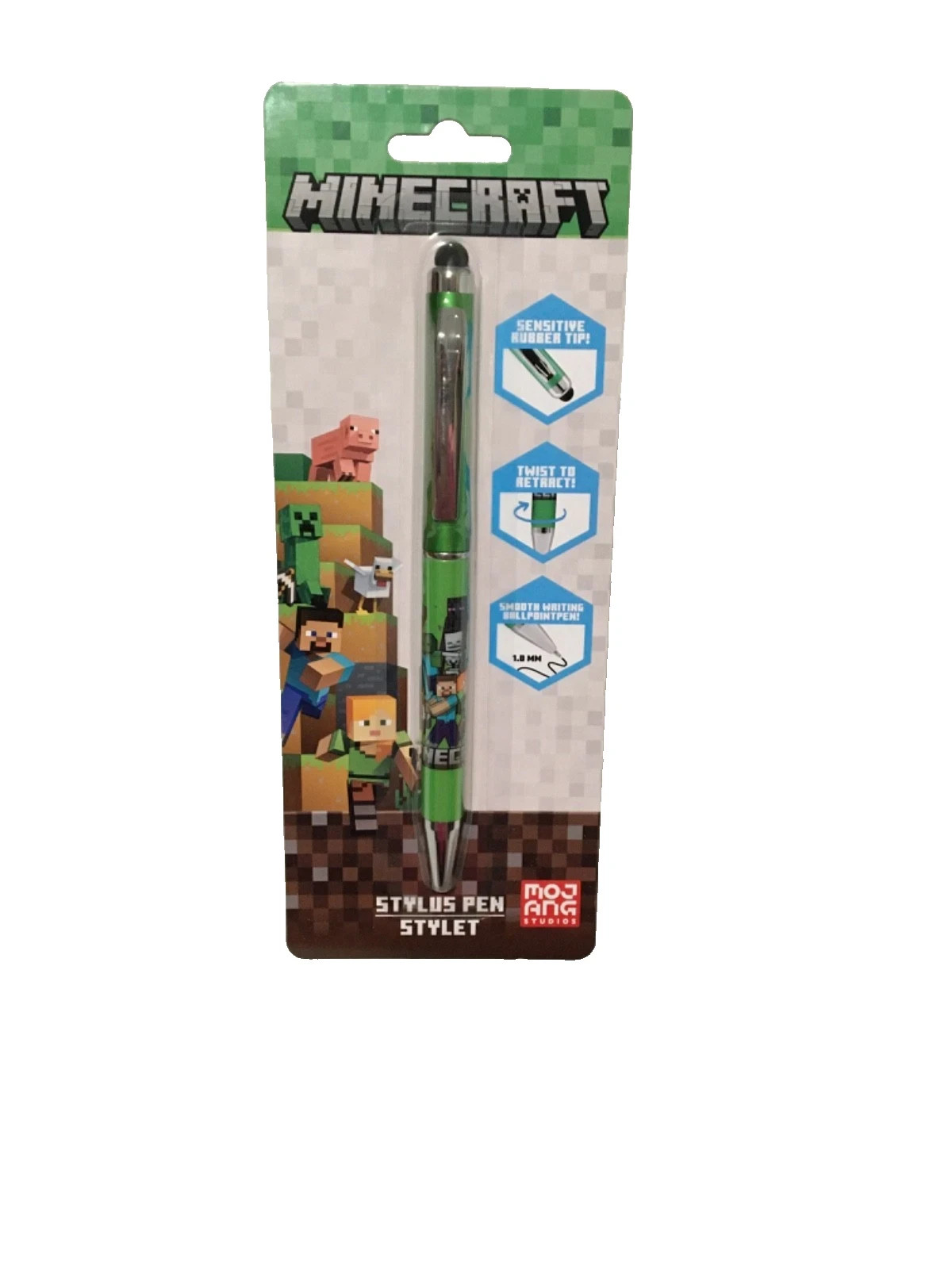 NEW MINECRAFT STYLUS PEN STYLET 1 Pack Pen