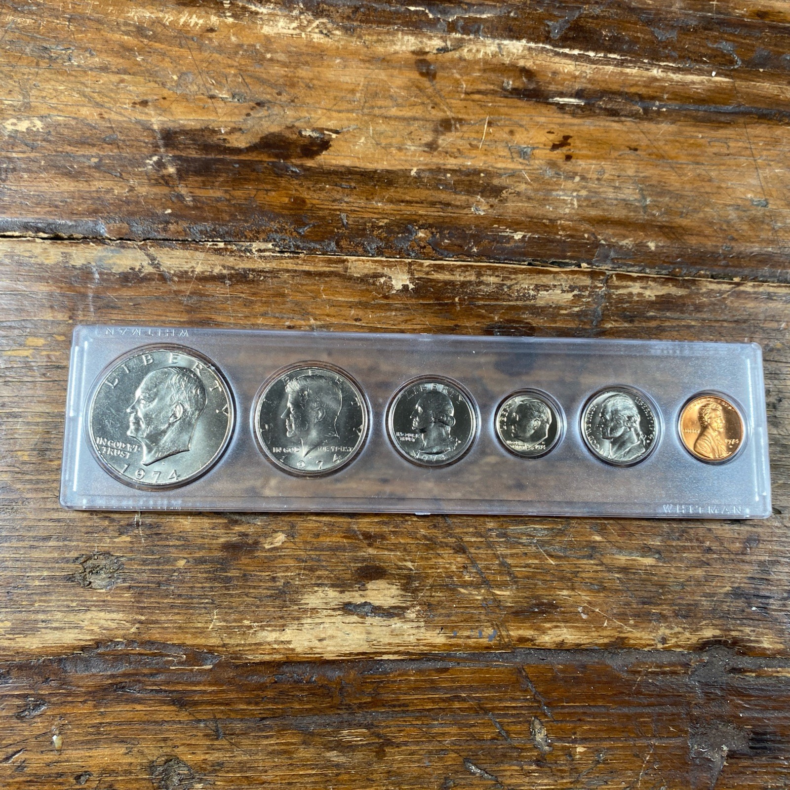 1974 Birth Year Set (6 coin) Stock Photo