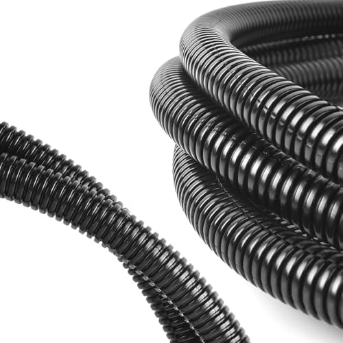 1/4"-32.8ft Split Wire Loom Tubing Cable Management Conduit Flexible Covers