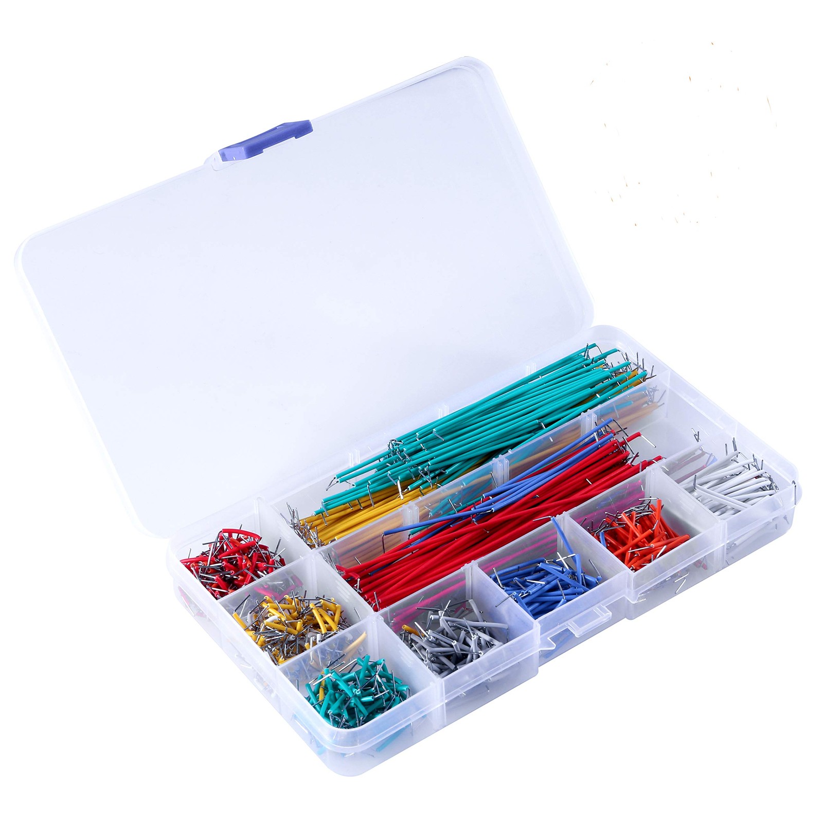 840-Piece Breadboard Jumper Wire Kit - 14 Assorted Lengths for Prototyping