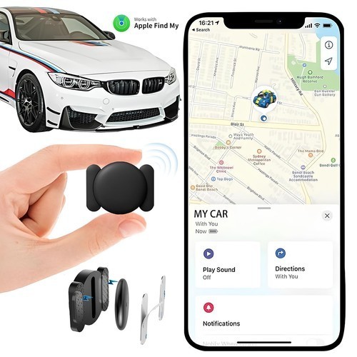 GPS Tracker for Vehicles Car Tracking Device,Mini Hidden for iPhone Android