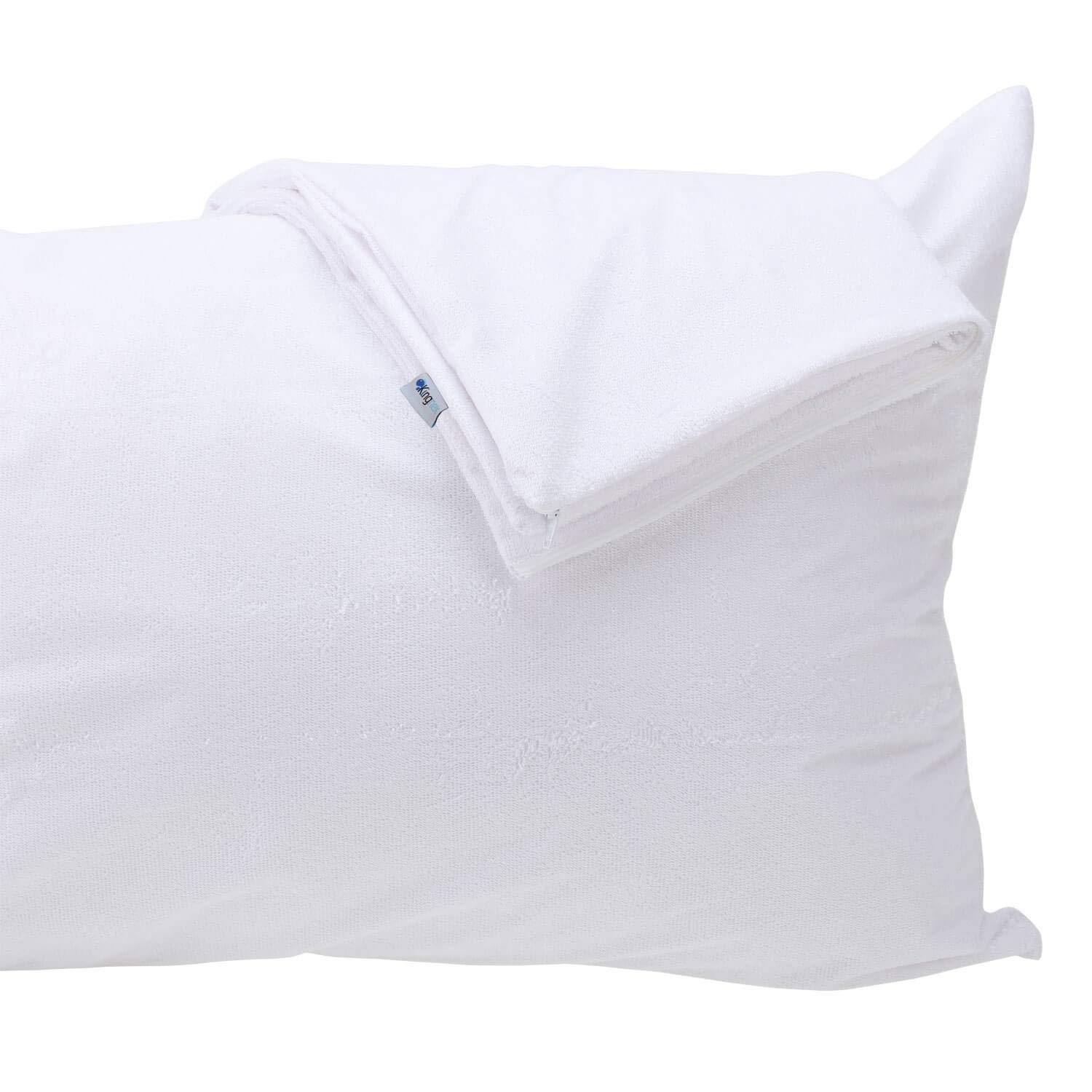 Kingnex 2 Pack Waterproof 2 (Toddler or Lumbar Travel Size), White