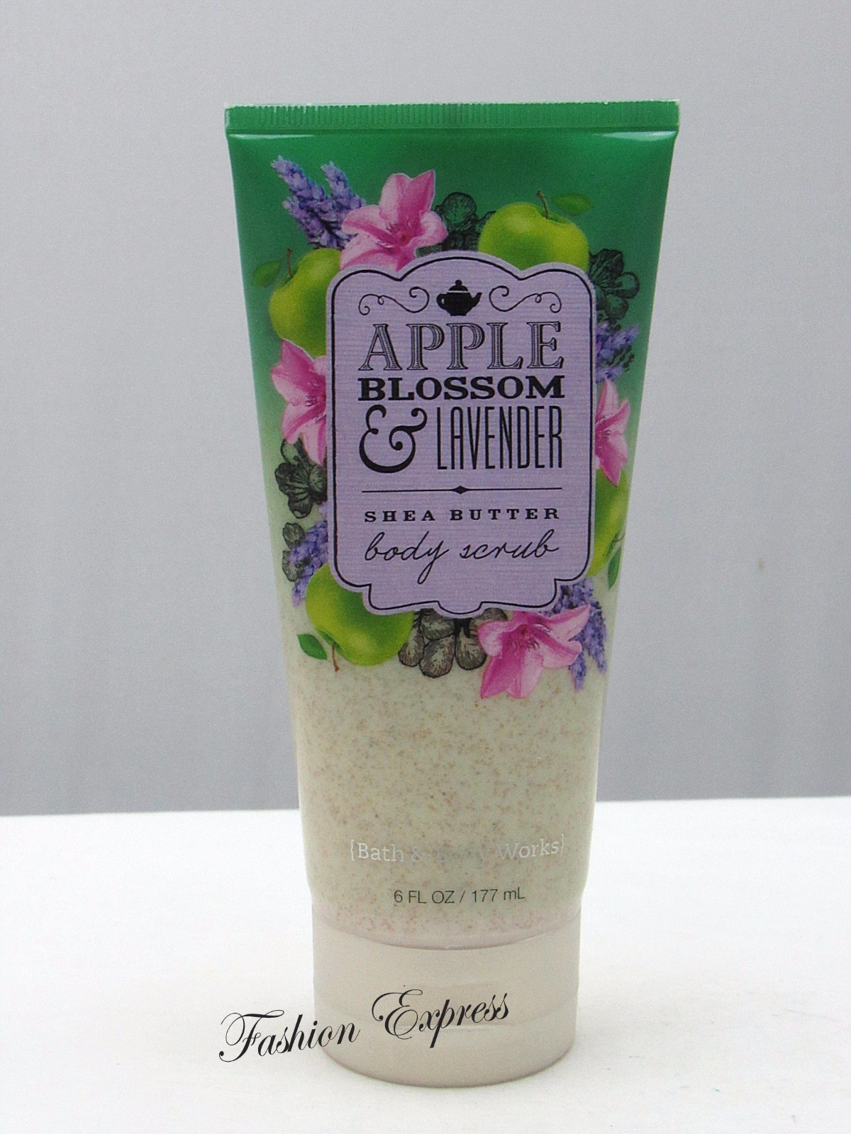 BATH & BODY WORKS APPLE BLOSSOM & LAVENDER BODY SCRUB 6 FL OZ